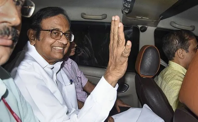 P. Chidambaram came out of Tihar